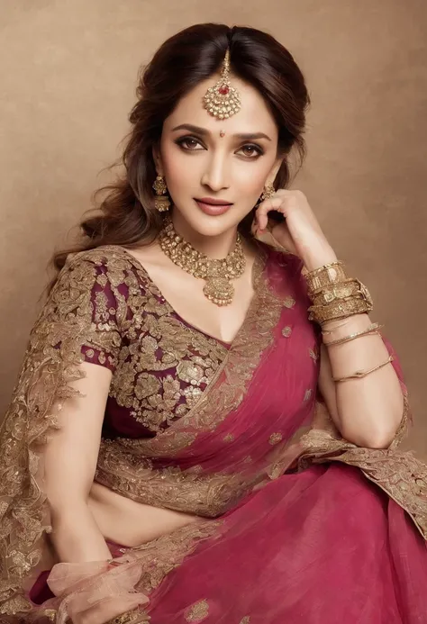 Madhuri dixit Wearing lahanga choli