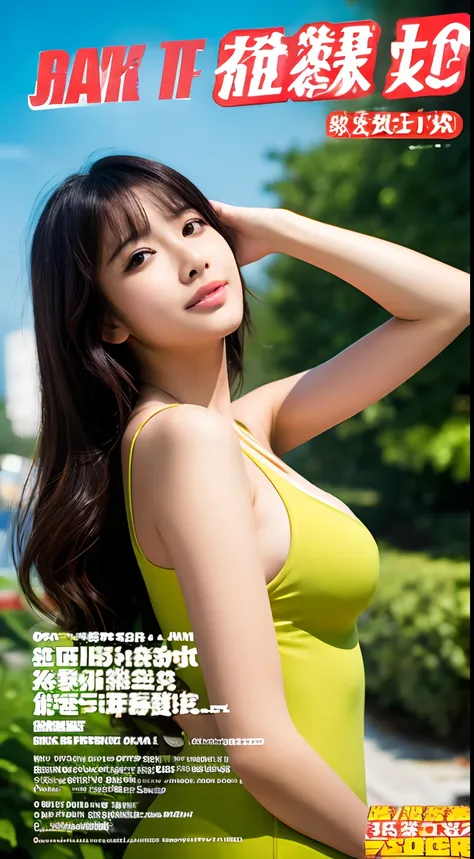 Movie poster featuring a beautiful girl busty gravure idol