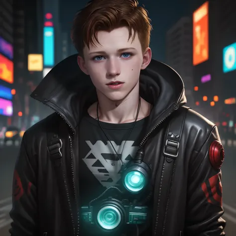 Tom holland cyberpunk