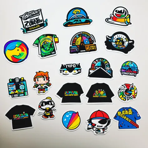 The best graphics to make into a t-shirt、a sticker、without background、Stickers only