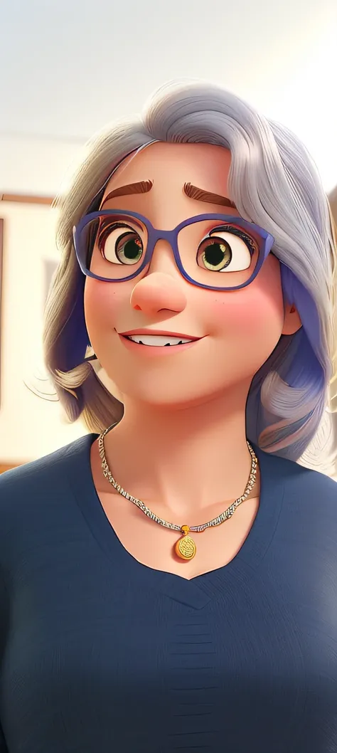 uma mulher, estilo disney pixar, alta qualidade, melhor qualidade