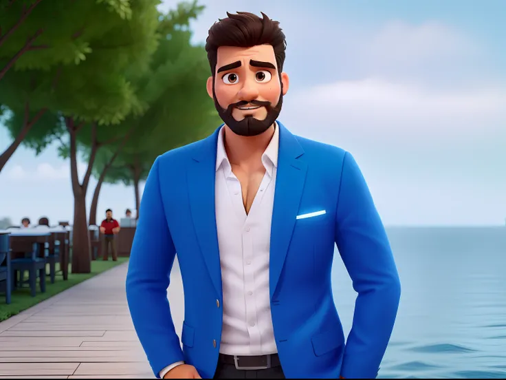 You can improve the thinner beard with a few white strands, Haz que los zapatos Redley blancos parezcan de cuerpo completo. Man Standing Black Background On Speaker Type Stage With Microphone In One Hand And Book In The Other In Best Quality Disney Pixar S...