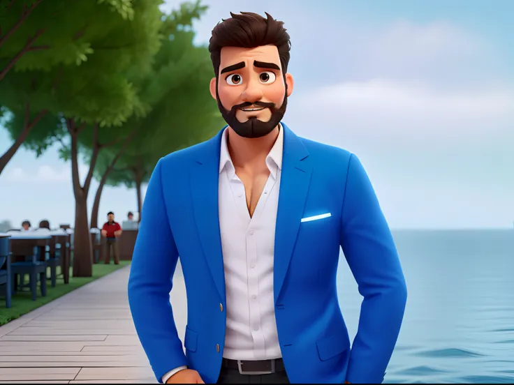 You can improve the thinner beard with a few white strands, Haz que los zapatos Redley blancos parezcan de cuerpo completo. Man Standing Black Background On Speaker Type Stage With Microphone In One Hand And Book In The Other In Best Quality Disney Pixar S...