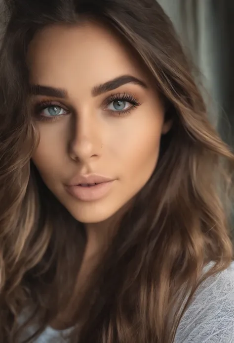 mulher com regata e calcinha combinando, 18 anos, Menina sexy com olhos azuis, Retrato Sophie Mudd, Retrato de Corinna Kopf, cabelos loiros e olhos grandes, selfie de uma jovem mulher, Olhos na sala, Violeta Myers, ohne maquiagem, Maquiagem natural, Look d...