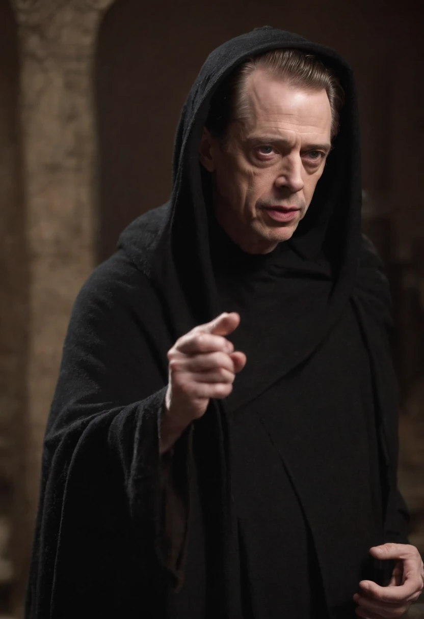 Steve Buscemi playing rhe grim reaper