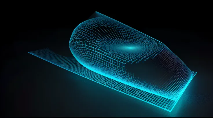 Engaging 3D visualization featuring stunning graphs、glinting