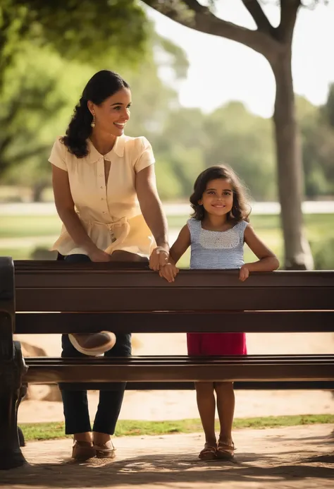 menina: cecilia, aproximadamente 5 anos de idade, cabelo curto estilo Disney, olhos castanhos e sorrisos. garota: Giovana, 5anos, longos cabelos pretos e olhos pretos. Father tall man slim black hair wide smile brunette and mother black hair short 35 years...