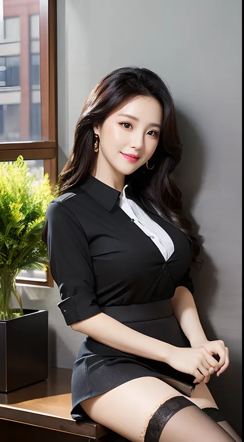 ((Best Quality, 8k, Masterpiece: 1.3)), Fat Body Beauty: 1.4, Chinese Beauty, Busty: 1.6, Rounded Thighs: 1.6, Long Hair, Highly Detailed Face and Skin Texture, Delicate Eyes, Double Eyelid, Round Face, Thin Lips, Smile, Rich Shape, (showing panteis in the...