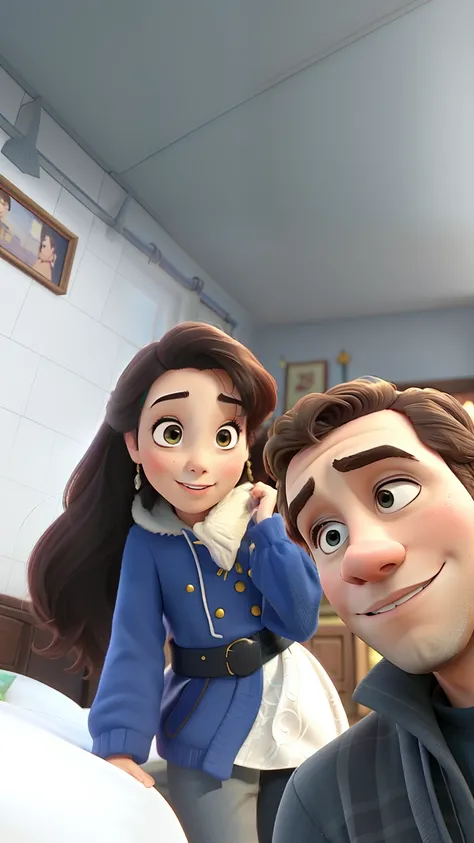 Casal feliz igual filme da Disney amor