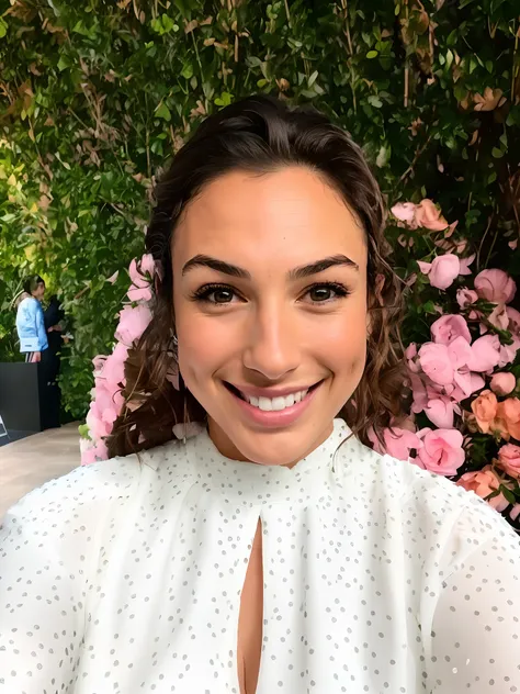 there is a woman that is smiling and posing for a picture, Olivia de Bernardinis, imagem de perfil, taken in the early 2020s, julia sarda, foto de perfil headshot, Gal Gadot China Placa, Karolina Cummings, Valentina Embaralhamento, Alana Fletcher, selfie d...