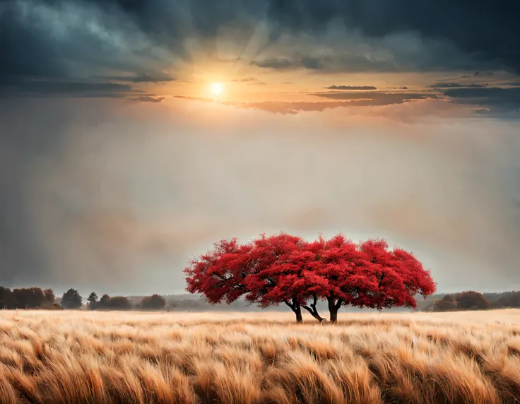 in style of Caras Ionut, stunning natural landscape, church