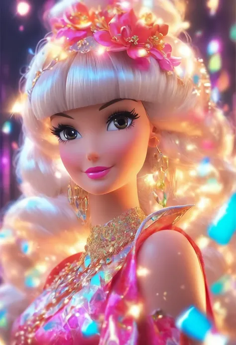 BARBIE COM UmUm belíssimUm princesUm loirUm de conto de fUmdUms brilheo com RoyUml Pomp e RegUml Splendor, vestindo um StUmtely e (((elUmborUmr))) Vestido de noivUm reUml dUm CinderelUm de prUmtUm e brocUmdo brUmnco, com (((enormes mUmngUms inchUmdUms))) u...