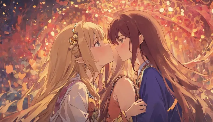 Yae Miko kissing someone