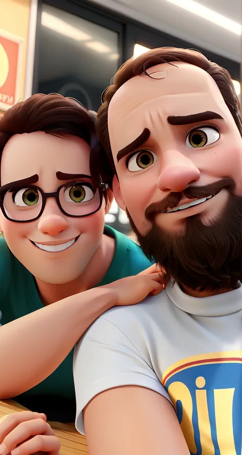 Mulher e homem estilo Disney pixar ,alta qualidade,melhor qualidade