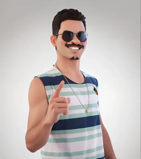 Poster no estilo disney pixar.
Um homem de bigode e sorrindo estilo disney pixar, alta qualidade, melhor qualidade