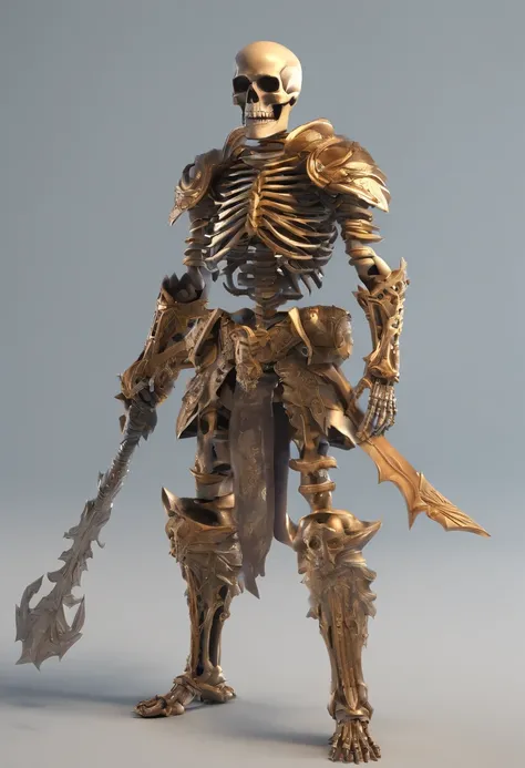 skeleton warrior  ceractar full Body