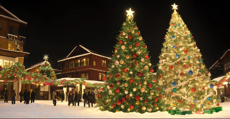 Christmas、Urban area、Big Christmas Tree、Winters、natta、unmanned