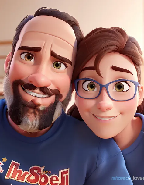 Mulher e homem estilo Disney pixar ,alta qualidade,melhor qualidade