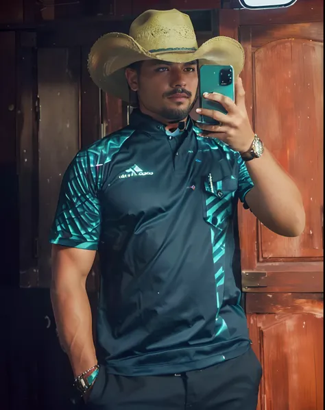 Theres a man in a cowboy hat taking a selfie, foto de perfil, foto de perfil, imagem de perfil, andres rios, Vaquero mexicano, Cristiano Orrillo, Fotografia tirada em 2 0 2 0, victor maristane, foto do perfil, Brian Pulido, Estilo Zigor Samaniego, imagem d...