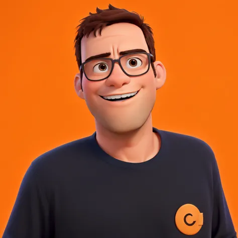 Um homem jovem estilo disney pixar, alta qualidade, melhor qualidade