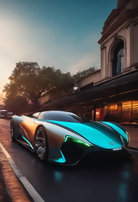 futuristic car