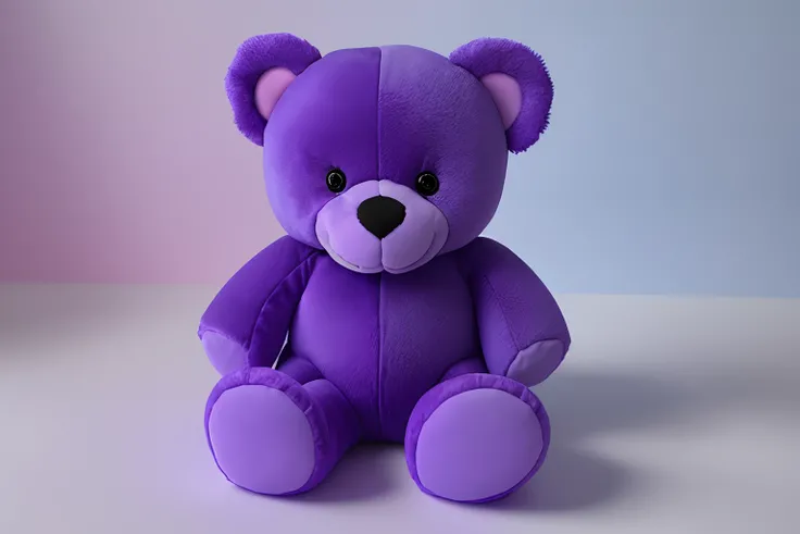 purple carebear 4k stuffed animal