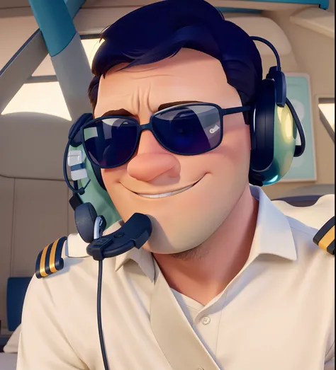 Um homem estilo disney pixar, alta qualidade, melhor qualidade