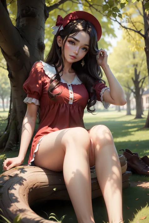 Beauty under the tree