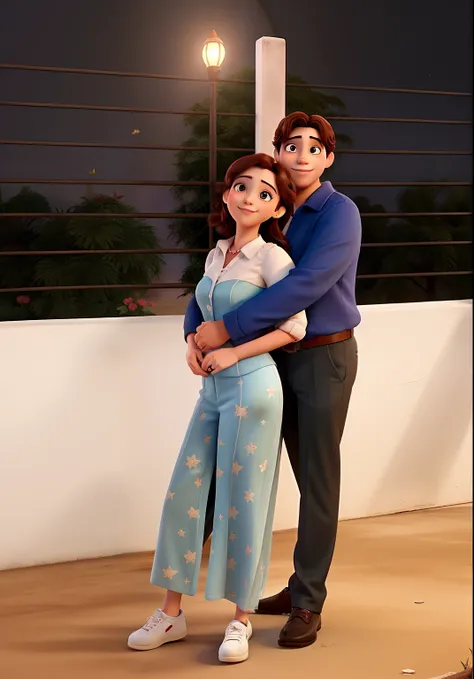 Casal feliz igual filme da Disney amor