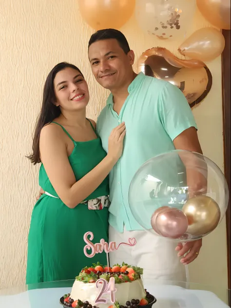 there is a man and woman standing next to a cake, 1614572159, 🤬 🤮 💕 🎀, momma and papa, profile image, by Nándor Katona, david rios ferreira, inspired by Francis Souza, 8k)), edu souza, by David Ruby, foto realista, lovely couple, salvador