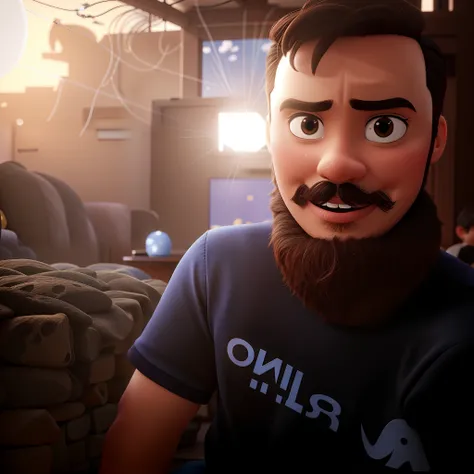 Estilo Pixar, alta qualidade