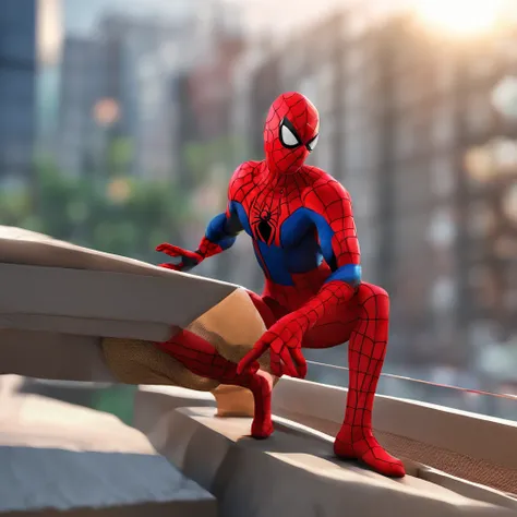 (best quality, 4k, master part :1.3), Spiderman