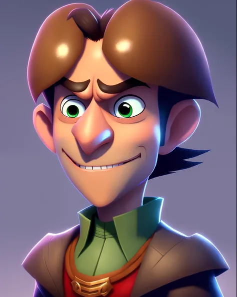 um close up de um garoto com um capuz e um capuz, animated film, animation film, close - retrato facial de cima, Personagem de close up, animation movie still, rich in epic detail, animation style rendering, in style of disney animation, um retrato do pers...