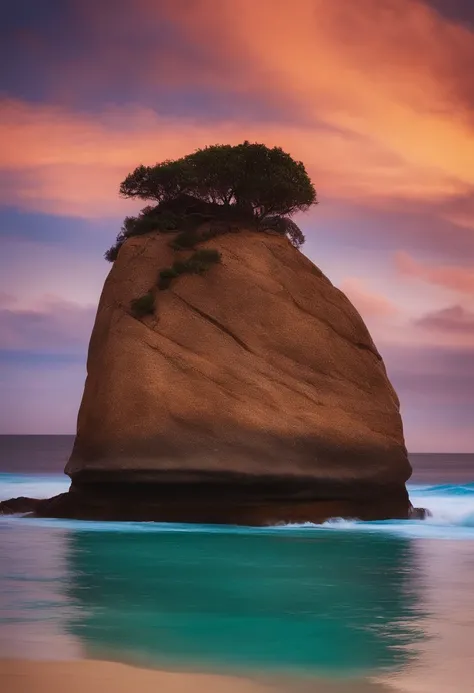 Praia, estilo Disney Pixar