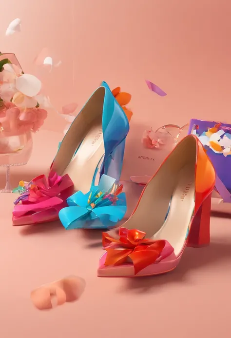 Create a Thank You Ad Artwork for 4K Instagram Followers, Related to womens footwear