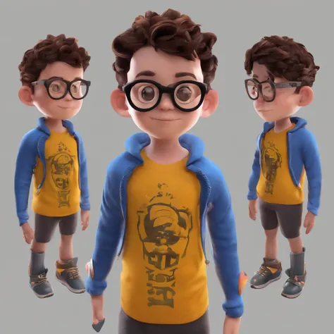 Im Im Gabriel Im a boy got a face kinda chubby and round black glasses Im 10 years old my hair is kind of straight and curly and black