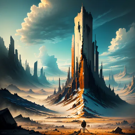 A post-apocalyptic landscape that makes you feel the end of your journey