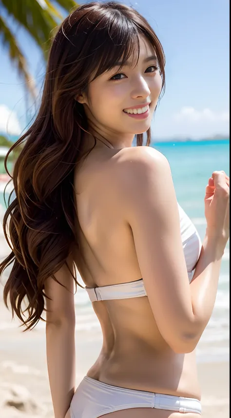 (((Slender macho beauty actress on the beach in Hawaii))),(((ulzzang-6500))),(((perfect anatomia:1.5))),(((Hasselblad for deep depth of field))),(((Muscular and beautiful hip line))),​masterpiece,top-quality,超A high resolution,High detailed portrait,(photo...