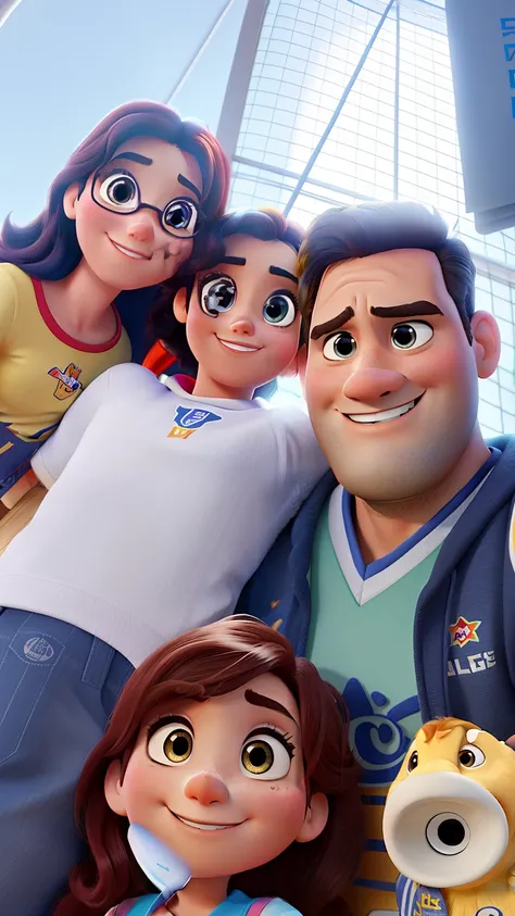 Foto estilo Disney Pixar