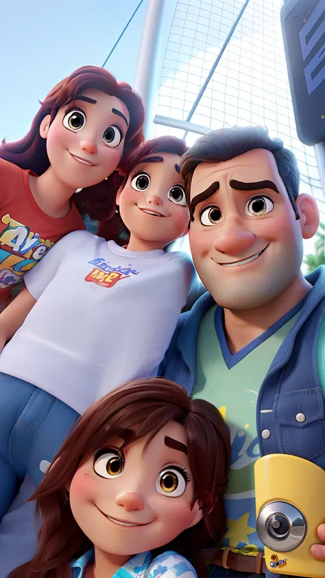 Foto estilo Disney Pixar