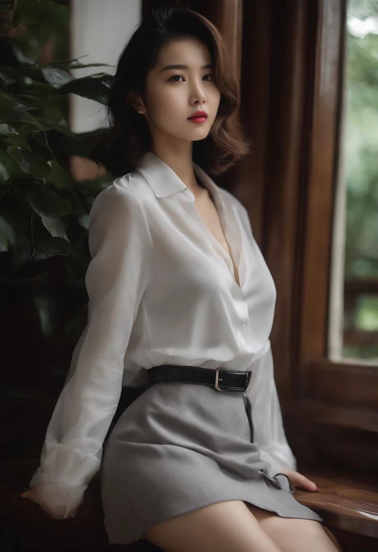 beautiful Korean women,short detailed hair,20yr old,Whip, whip,Lingerie transparent,white skinned,black garter stockings,Overweight,thighs thighs thighs thighs,big assa,captivating posture,inns,a bed,deep in the night,high legs,Ｔback,striptease,potion,oile...