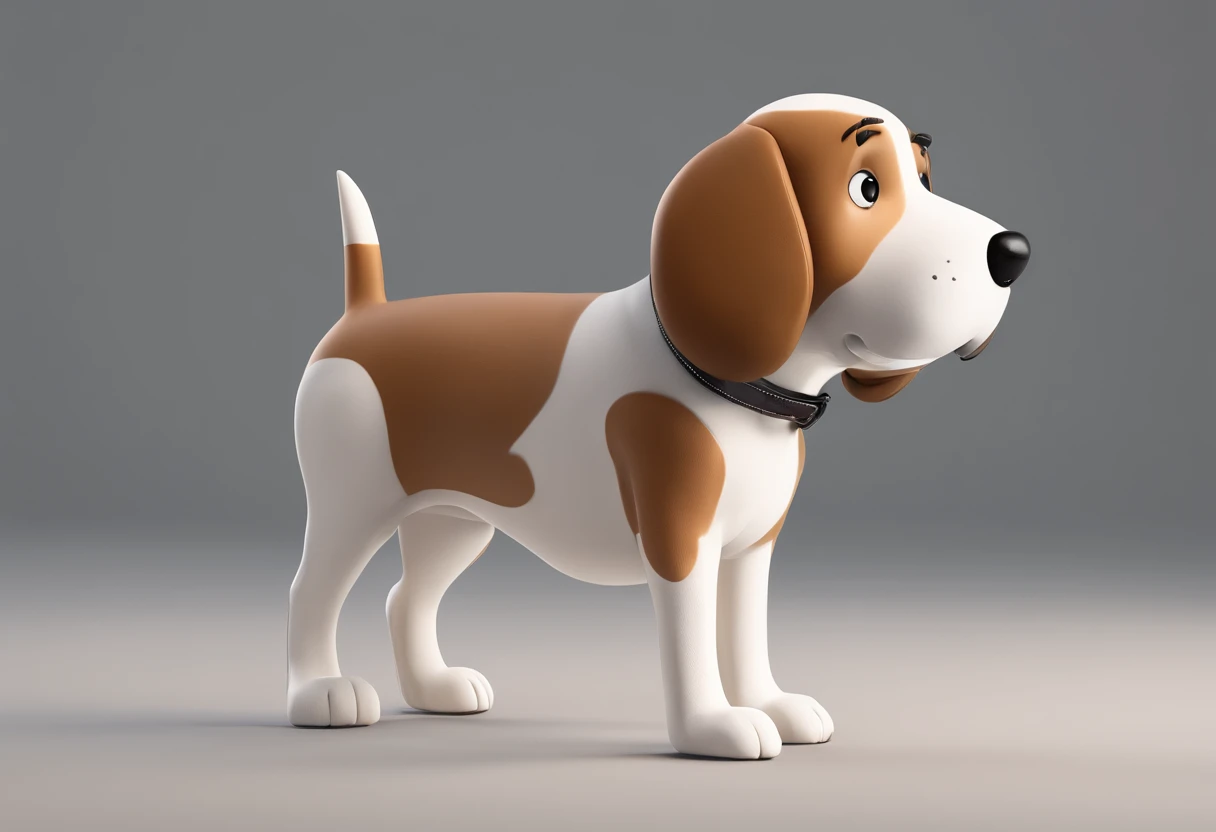 Snoopy style: a female dog, black, white and brown. Beagle. Dog brown face and ears. Dog back is black with paws in white