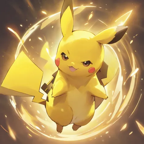 Pikachu，Lovely jump，Current surrounds，Body stretching，Brighten skin，HighestQuali，8K