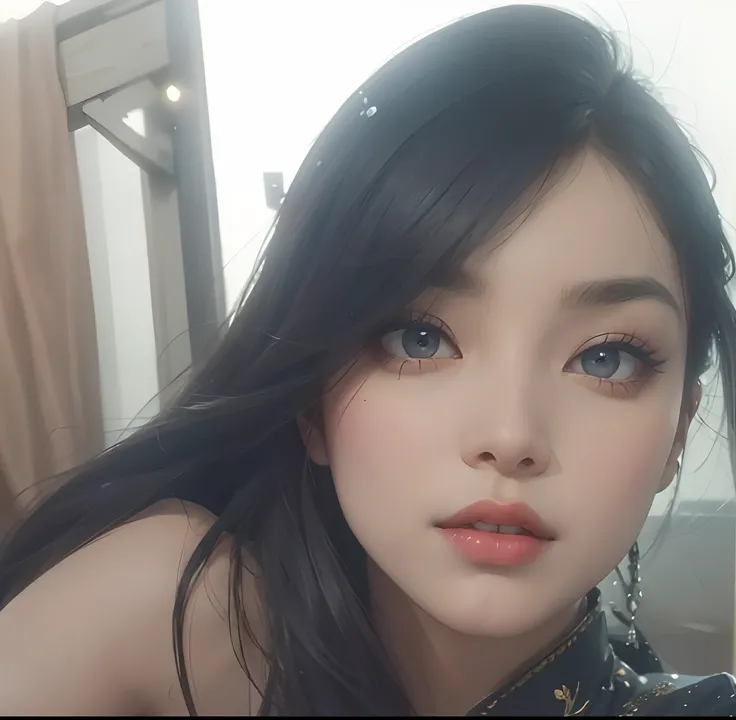 Appearance: beautiful face, slender eyebrows, Her eyes are deep and refined, long flowing black hair, straighten her hair，Make them more flexible in their actions,The former heroines lips are gently aligned，Outlines a firm and elegant silhouette。 skin is g...