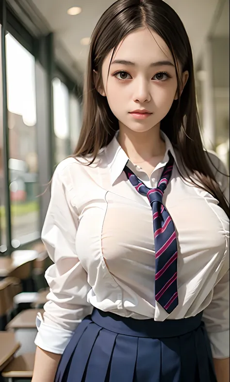 18 years old,girl,big boobs,school uniform