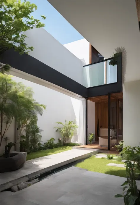 Modern style, Minimalist, Vietnamese, Villas, 2 floors, sonoko, Swimming pool, Clean lines, Large windows, Open, well-illuminated, Airy, Natural materials, wood, stone, concrete, glass, Lush greenery, Tropical plants, water feature, Outdoor living space, u...