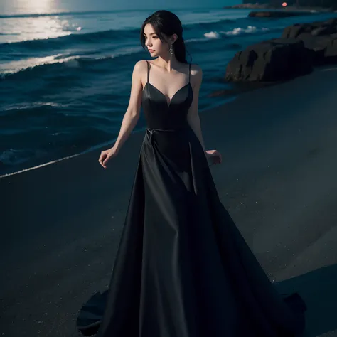 Evening dress,lady,Black Shark Girl