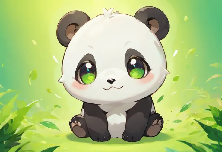 Baby Stoner Panda, Stoned Eyes, Marijuana Panda Cub, 420, quadruped, Lazy eyes that are almost closed