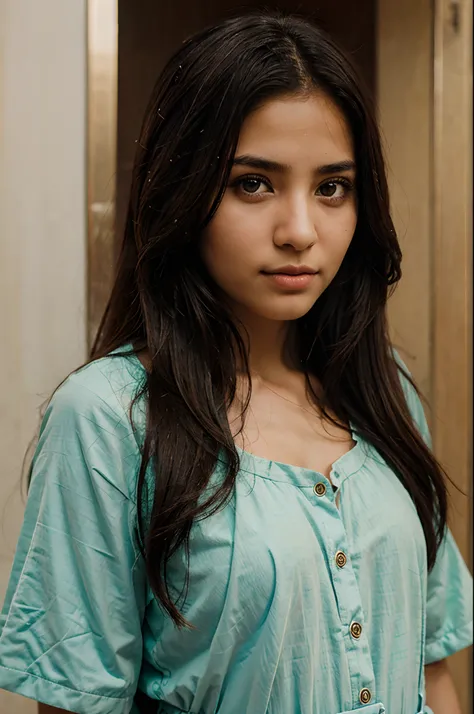 a portrait of a Girl from Saudi Arabia