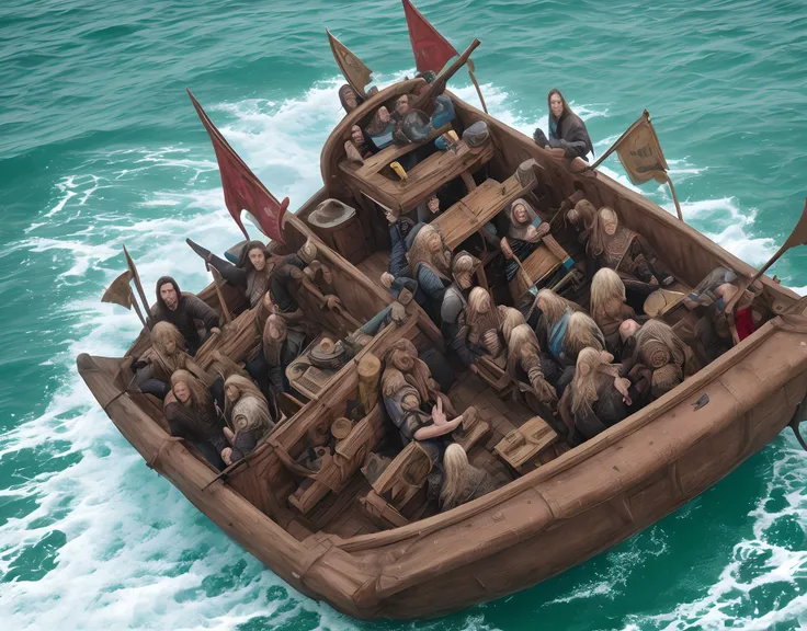 Vikings em auto mar